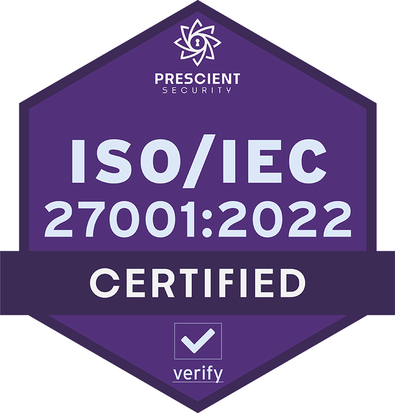 ISO 27001 Certification Badge